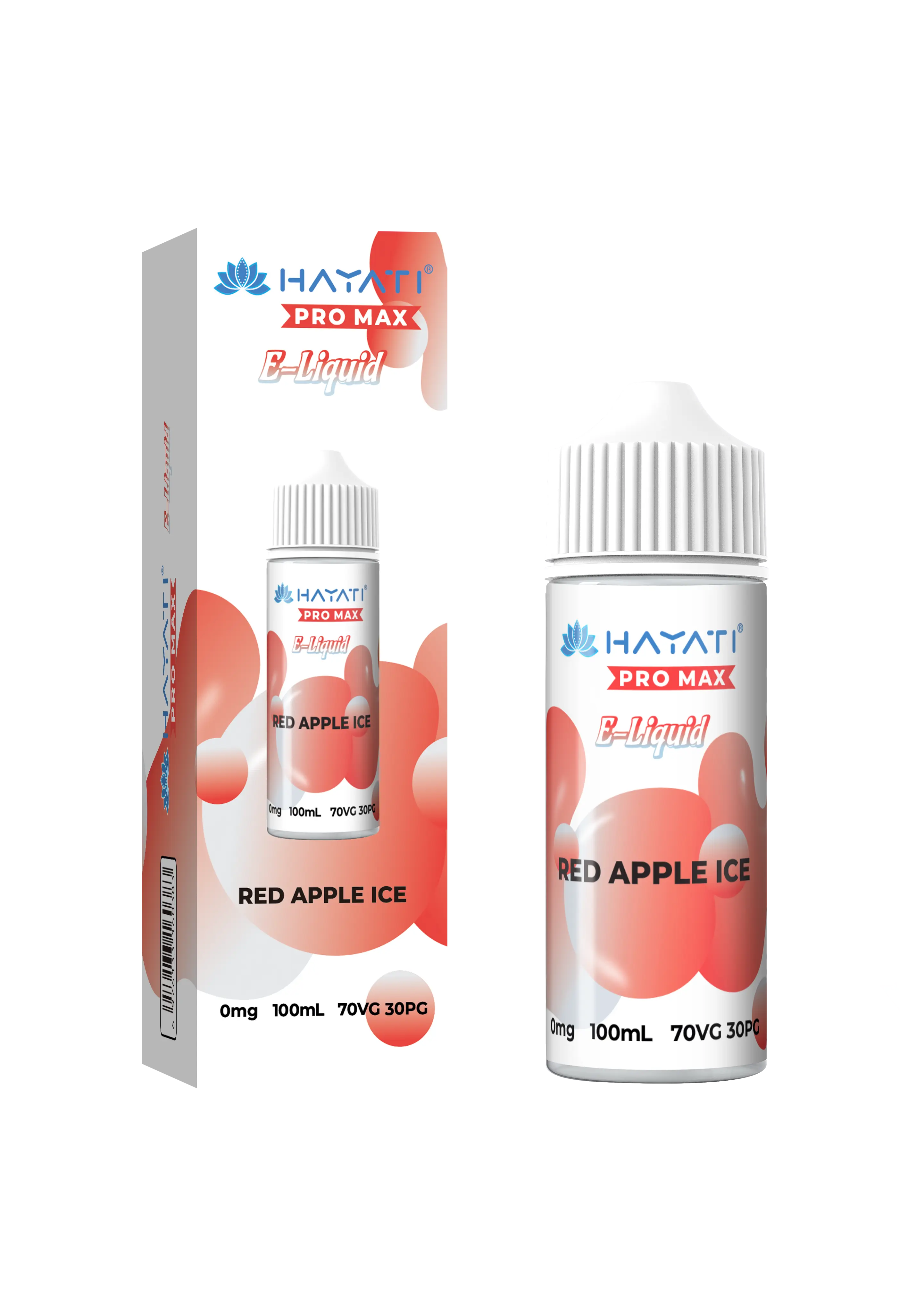  Hayati Pro Max Eliquid 70/30 - Red Apple Ice - 100ml 